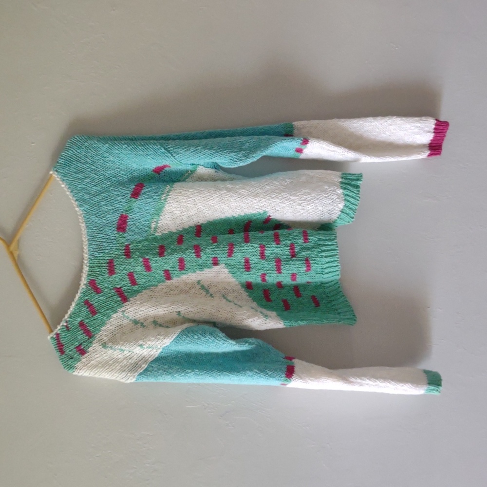 Petite Tricot Colorful Women's Knit Sweater